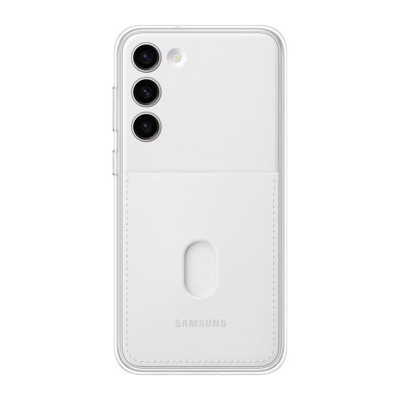 Coque avec cadran renforcé pour Samsung Galaxy S23+ 5G Blanc