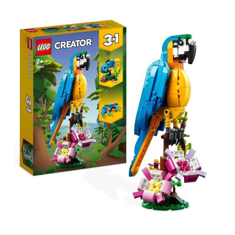 LEGO® Creator 3 en 1 31136 Le perroquet exotique