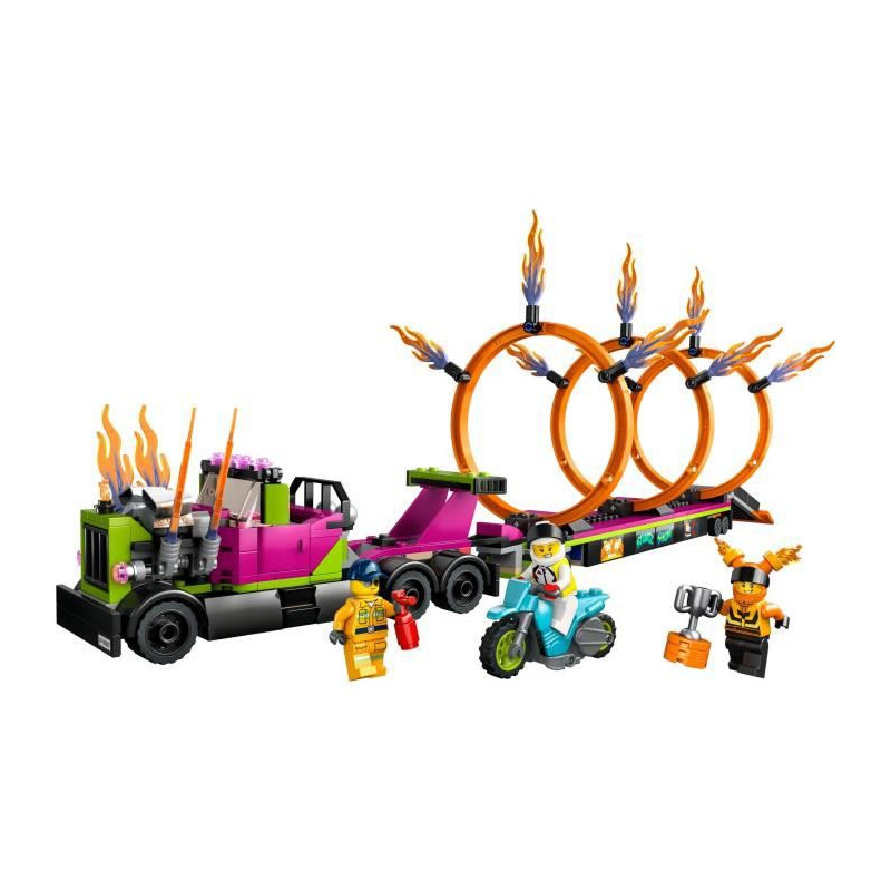 LEGO® City 60357 Le défi de cascade Les cercles de feu