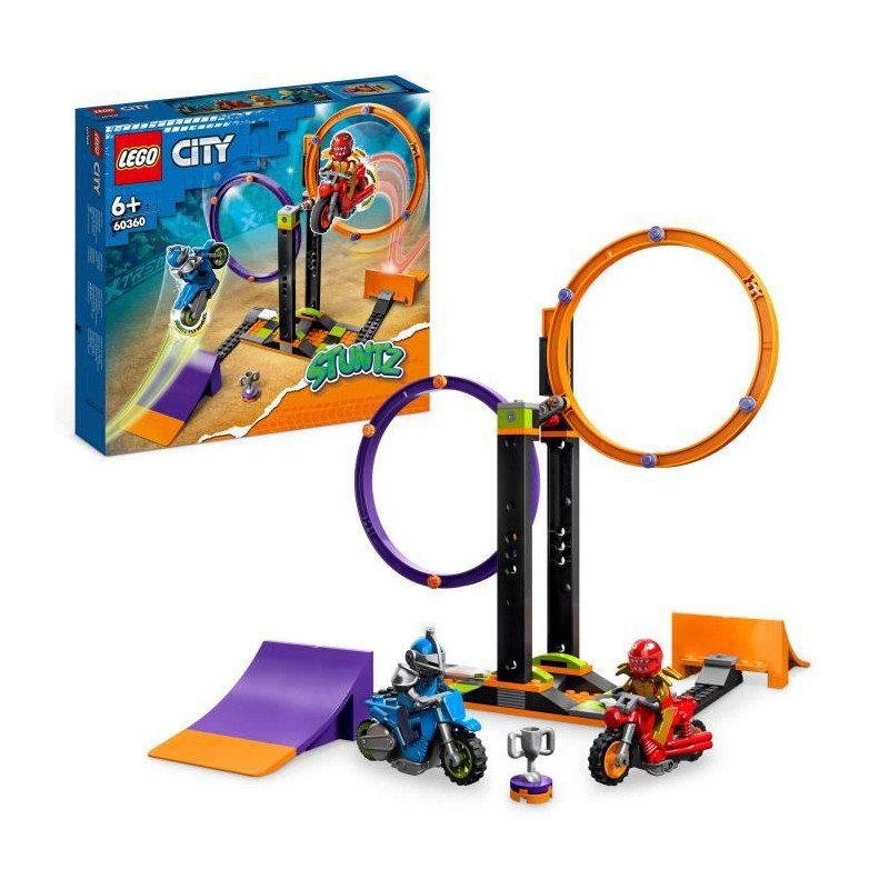 LEGO® City 60360 Le défi de cascade Les cercles rotatifs