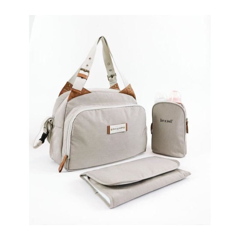 Sac a langer BABY ON BOARD TITOU GREIGE