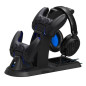 Station Gaming Just For Games Stealth Ultimate avec Casque pour PS5 Noir