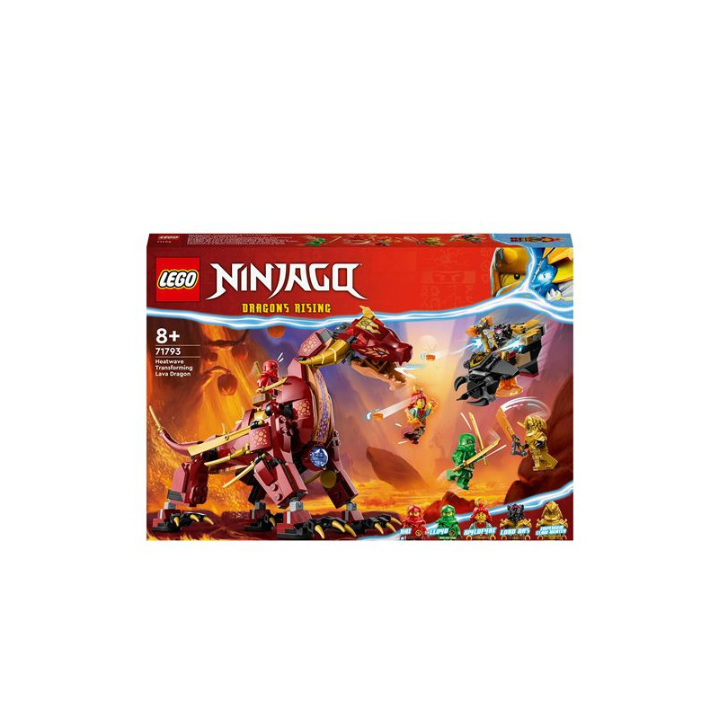 LEGO® Ninjago 71793 Le Dragon de Lave Transformable de Heatwave