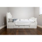 Barriere de lit Dreambaby Maggie - lits encastrés et aux lits plats- Mesurant 110 cm de large et 50 cm de haut