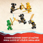 LEGO NINJAGO 71794 L'Équipe de Robots des Ninjas Lloyd et Arin, Jouet de Ninja pour Enfants