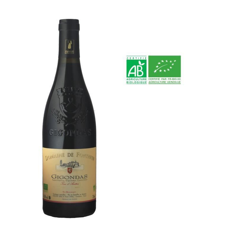 Domaine de Fontavin Terres d'Ancetres 2019 Gigondas - Vin rouge de la Vallée du Rhône - Bio