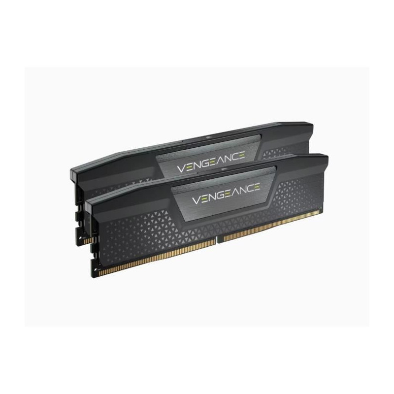 Mémoire RAM - CORSAIR - Vengeance DDR5 - 32GB 2x16GB DIMM - 6200 MHz - 1,30V - Noir (CMK32GX5M2B6200C36)