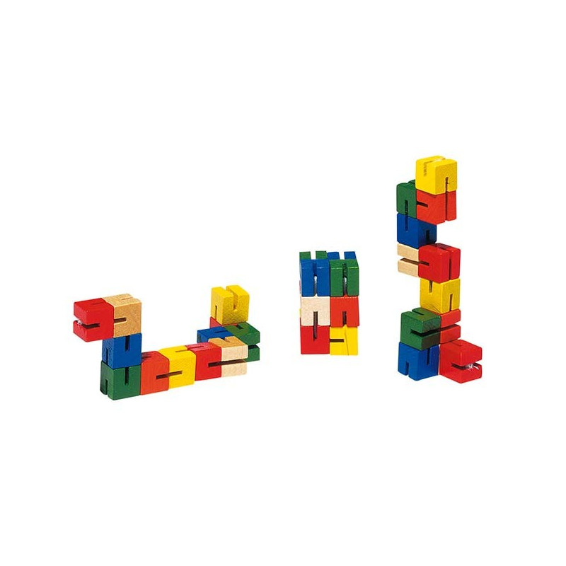 GOKI Puzzle de poche Cubes Colorés