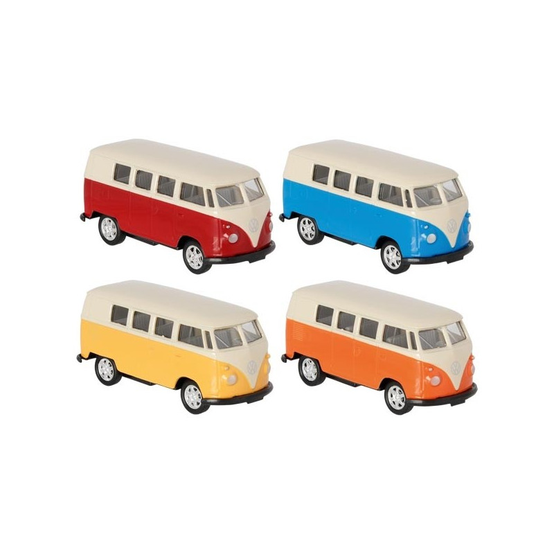 JOUETPRIVE Microbus Volkswagen en métal coloris aléatoire