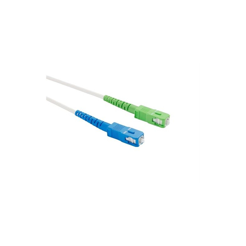 Câble Fibre optique D2 Diffusion 3 m pour Box Free Blanc, Vert et Bleu