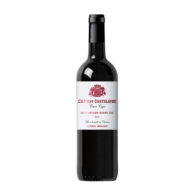 Château Cantelaube Cuvée Capet 2019 Saint-Emilion Grand Cru - Vin rouge de Bordeaux
