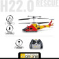 MONDO MOTORS - Hélicoptere télécommandé - Ultradrone H22 Rescue - Longueur 22cm