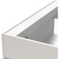 Lit gigogne LIFE 1 personne - 90 x 190/200 cm - Décor blanc - DEMEYERE - Fabriqué en France