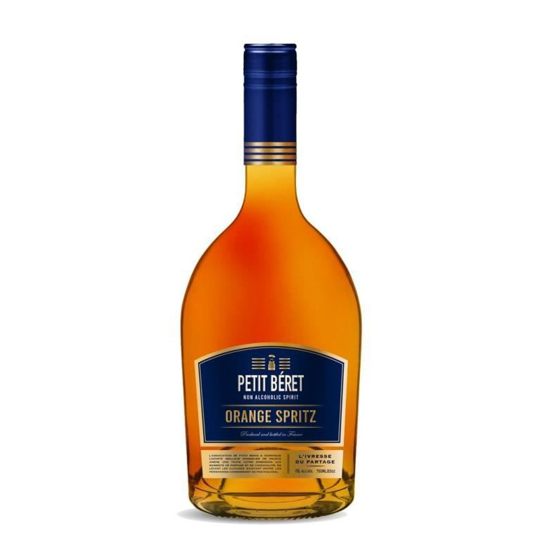 Petit Béret - Orange Spritz - Liqueur d'orange sans alcool - 75 cl