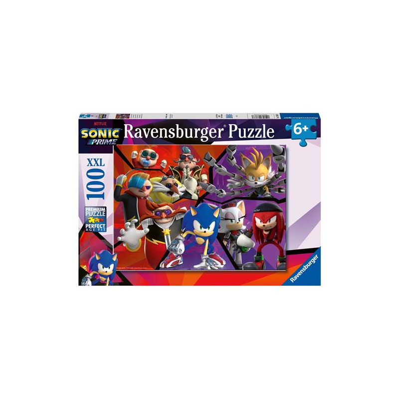 Puzzle 100 pièces XXL Ravensburger Sonic Prime