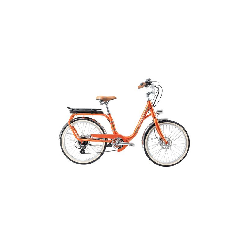 Vélo électrique Peugeot Moteur Central ELC01 24 Orange