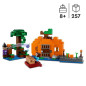 LEGO Minecraft 21248 La Ferme Citrouille, Jouet de Maison avec Figurines Steve et Sorciere