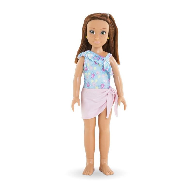 Coffret Zoé a la plage COROLLE GIRLS - poupée mannequin - 5 accessoires - 28 cm - Des 4 ans