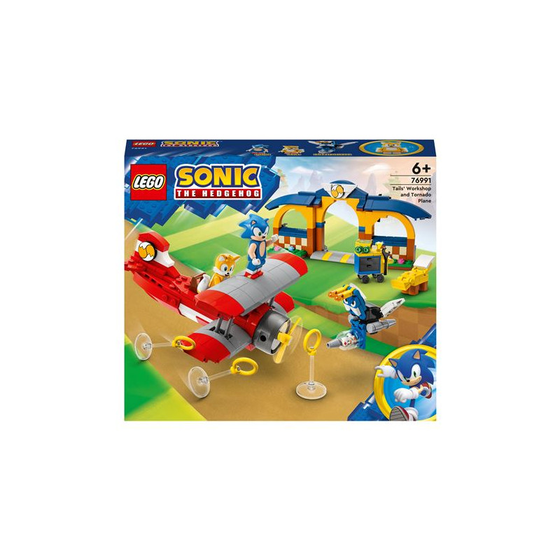 LEGO® Sonic 76991 L’avion Tornado et l atelier de Tails