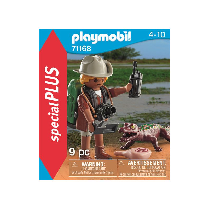 Playmobil Special Plus 71168 Explorateur et alligator