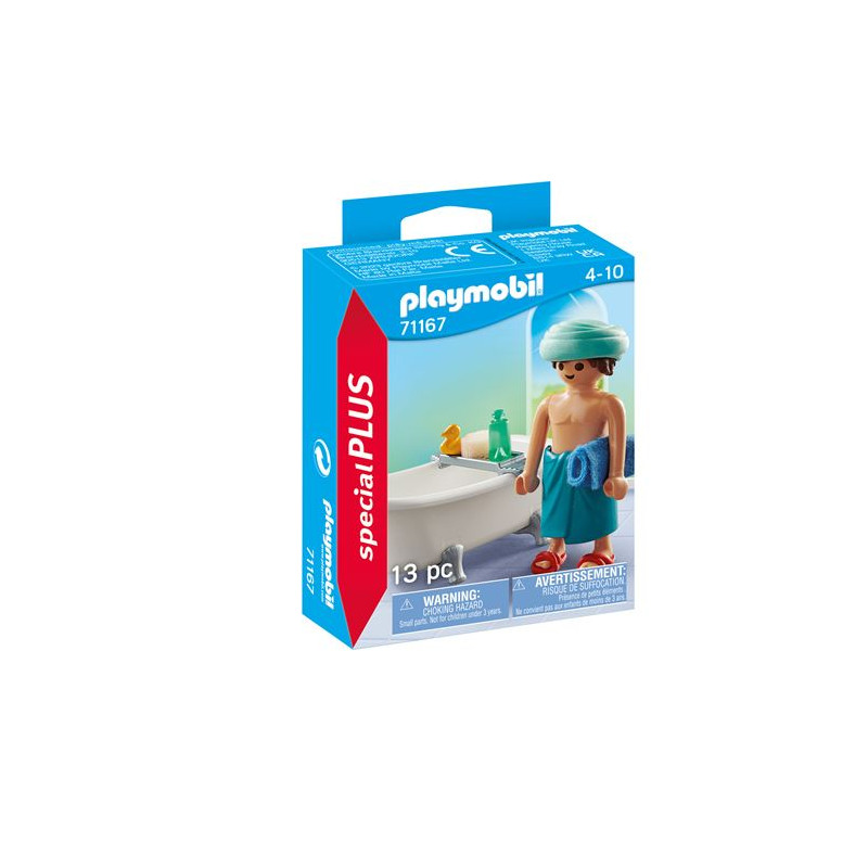 Playmobil Special Plus 71167 Homme et baignoire