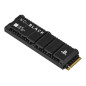Disque SSD Interne SanDisk WD BLACK SN850P WDBBYW0010 NVMe M.2 PCIe 4.0 1 To SSD pour PS5 Noir et blanc
