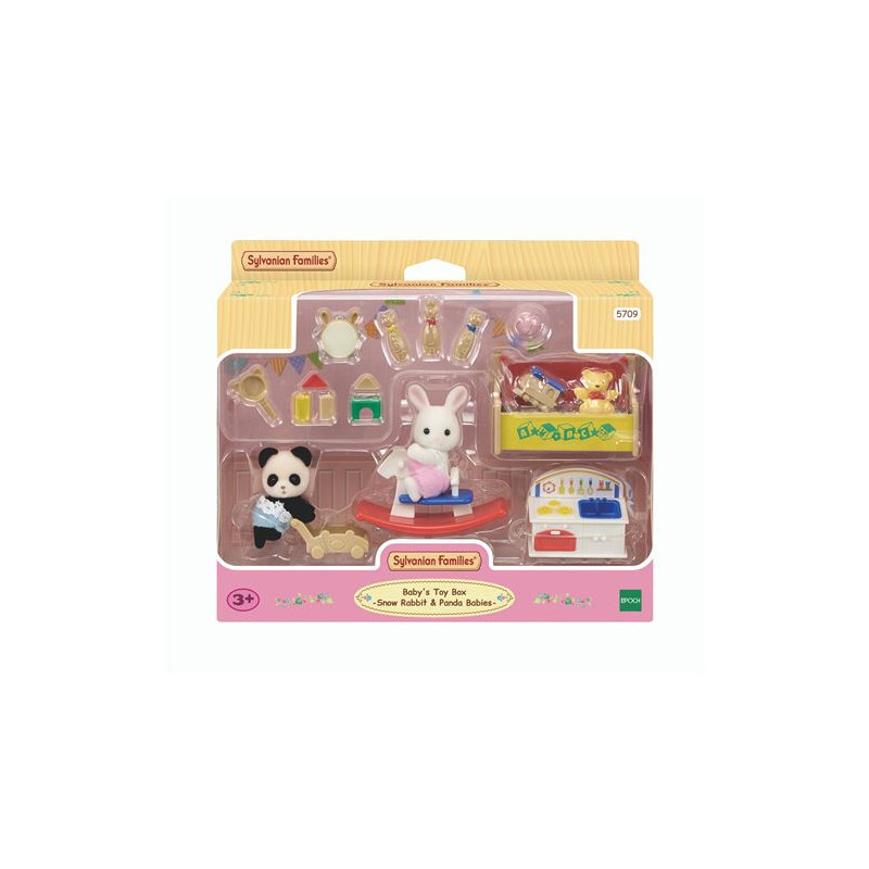 Baby's panda , lapin toy box Sylvanian families - Sylvanian Families