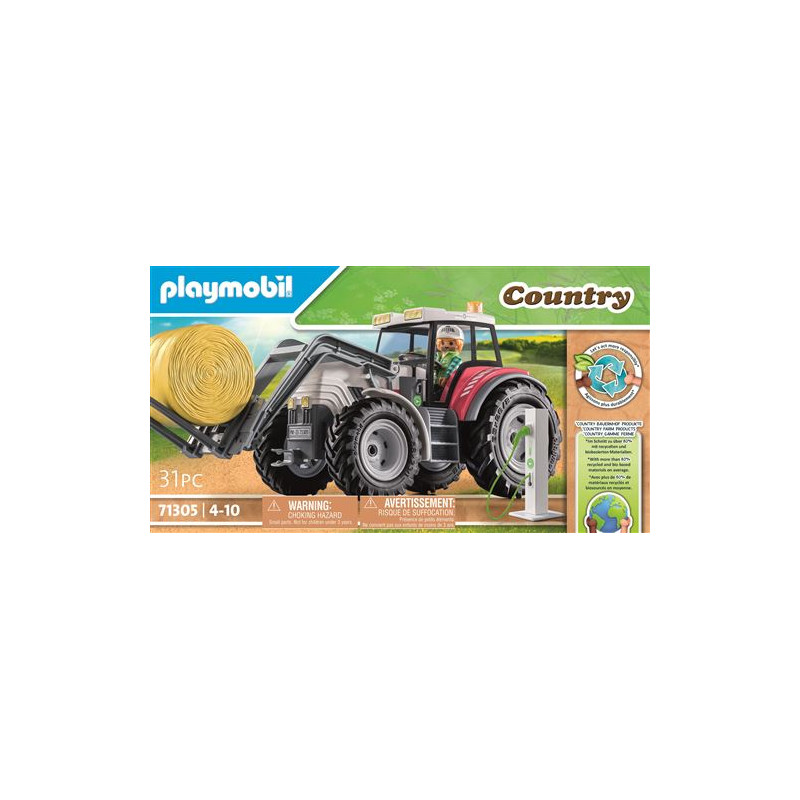 Playmobil Country 71305 Grand tracteur électrique
