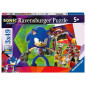 Pack 3 puzzles x 49 pièces Ravensburger Les aventures de Sonic Prime