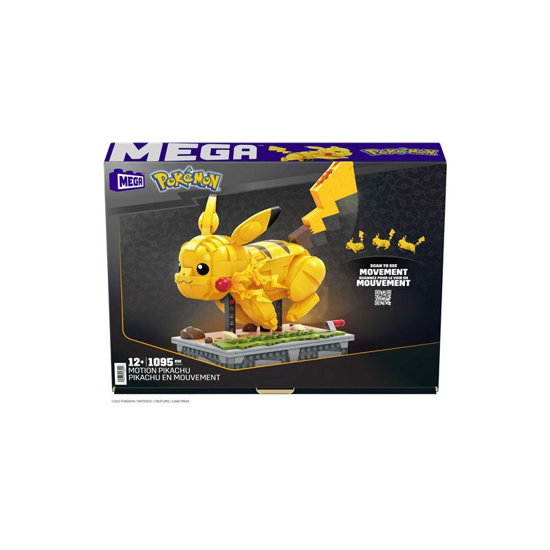 Jeu de construction Mega Construx Pokémon Pikachu en mouvement