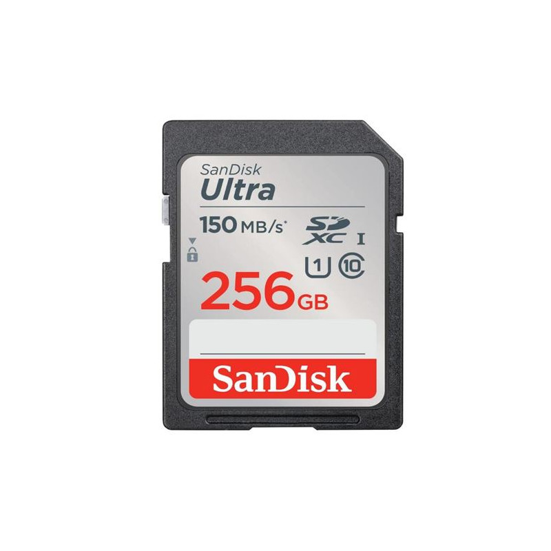 Carte mémoire SD SanDisk Ultra SDXC UHS I U1 Class10 256 Go