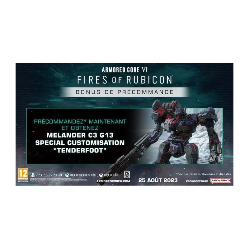 Armored Core VI Fires Of Rubicon - Jeu PS5