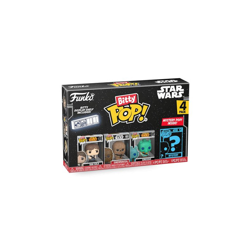 Pack de 4 figurines Funko Bitty Pop Star Wars Han Solo