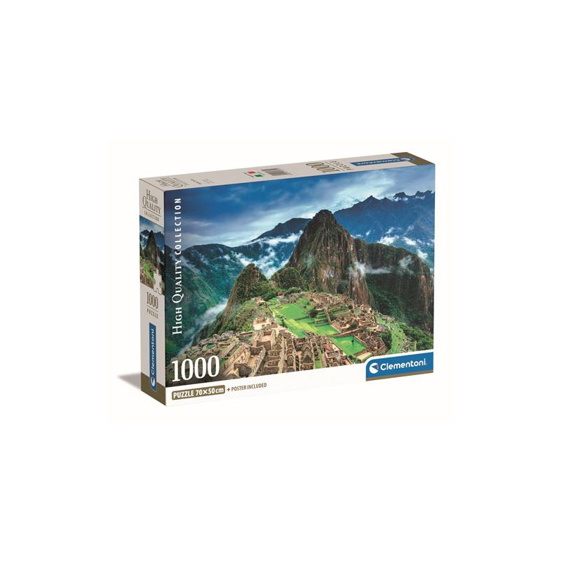 Puzzle Compact 1000 pièces Clementoni Machu Picchu