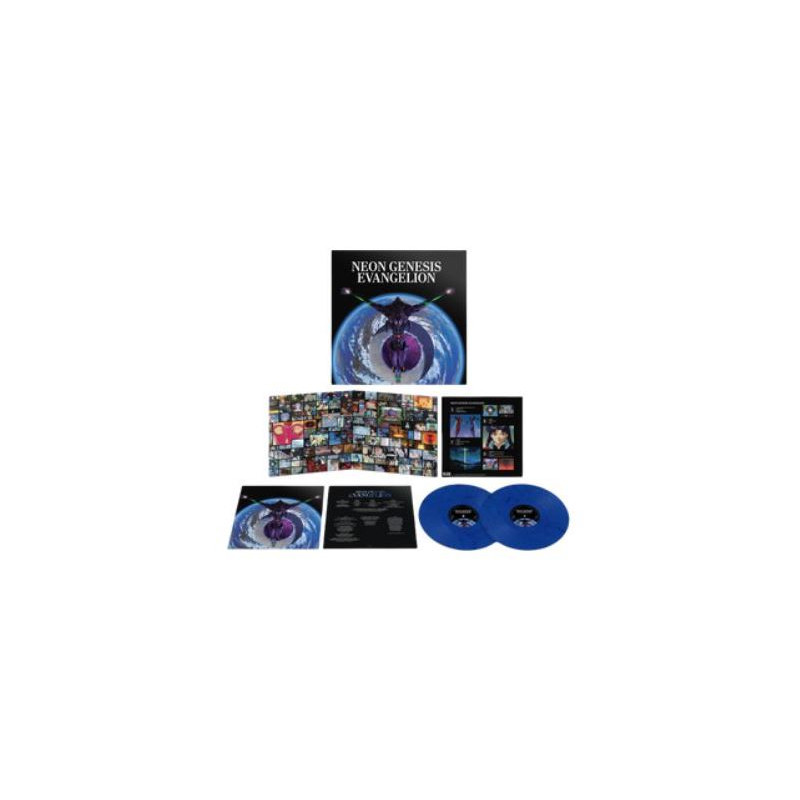 Neon Genesis Evangelion Vinyle Bleu