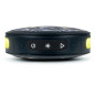 BIGBEN Party - Enceinte Bluetooth ronde avec dragonne et effets lumineux - 15W - Noir et jaune camouflage