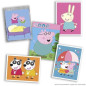 Blister 6 pochettes PANINI - PEPPA PIG - 24 stickers + 6 cartes