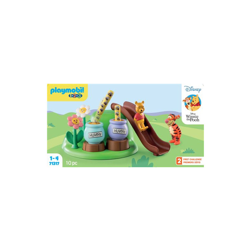 Playmobil 1.2.3. 71317 Winnie l ourson et Tigrou jardin