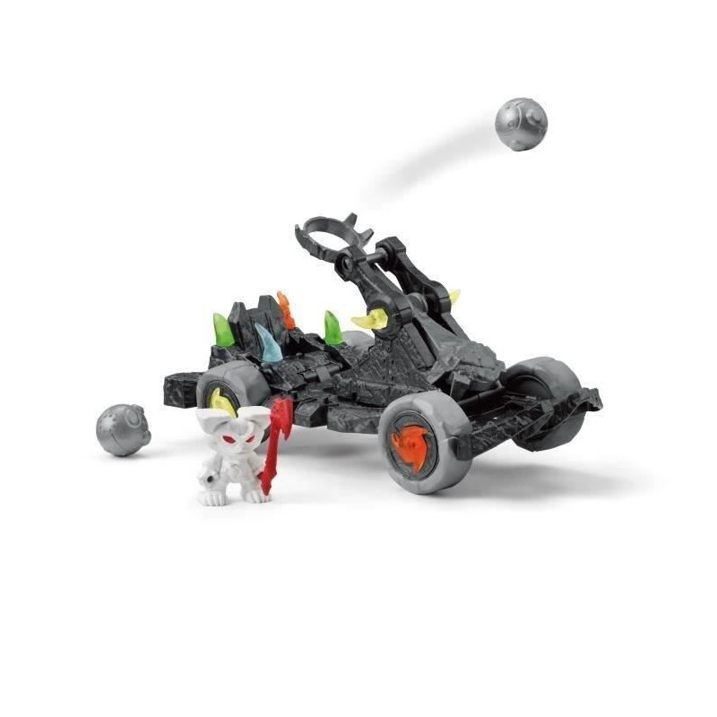 SCHLEICH - Catapulte avec Mini Creature - 42618 - Gamme Eldrador Mini Creatures