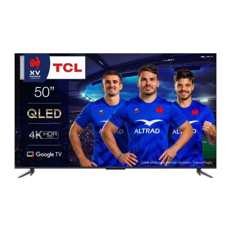 TV QLED TCL 50C641 - 50'' (127 cm) - 4K - 3 x HDMI 2.1