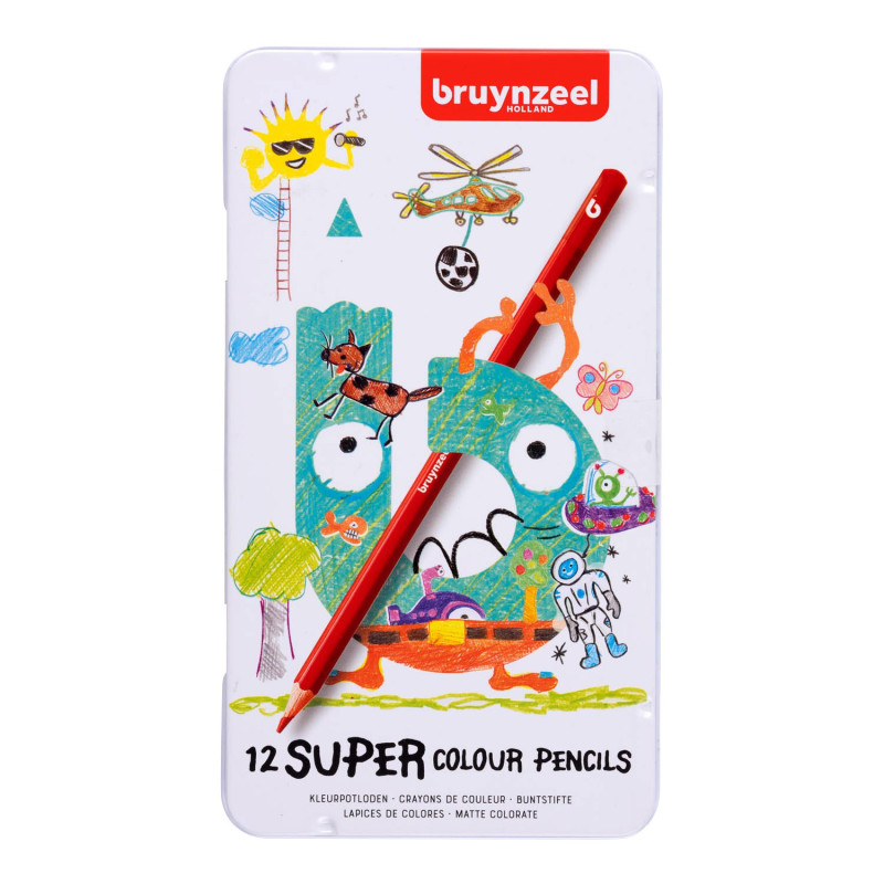 Bruynzeel Super Color Pencils, 12pcs.