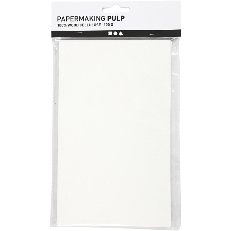 Creativ Company - Paper Pulp Off-white 20x12cm, 100gr 78658
