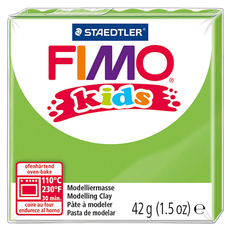 Fimo - FIMO Kids Modeling Clay Light Green, 42gr 78530