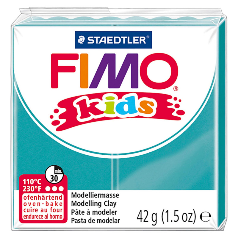 Fimo - FIMO Kids Modeling Clay Turquoise, 42gr 78526