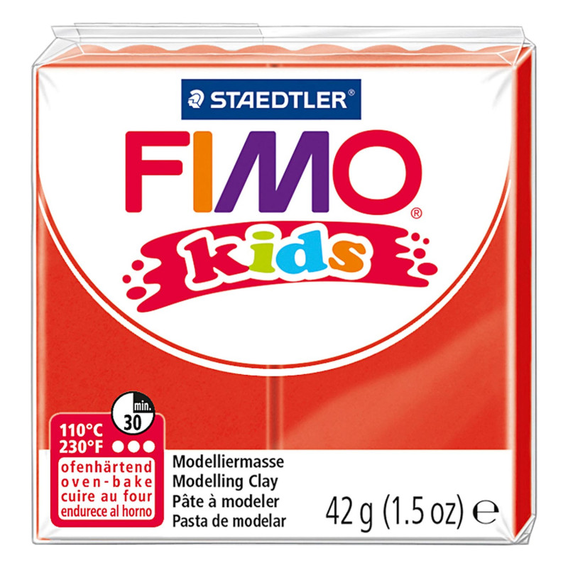 Fimo - FIMO Kids Modeling Clay Red, 42gr 78522