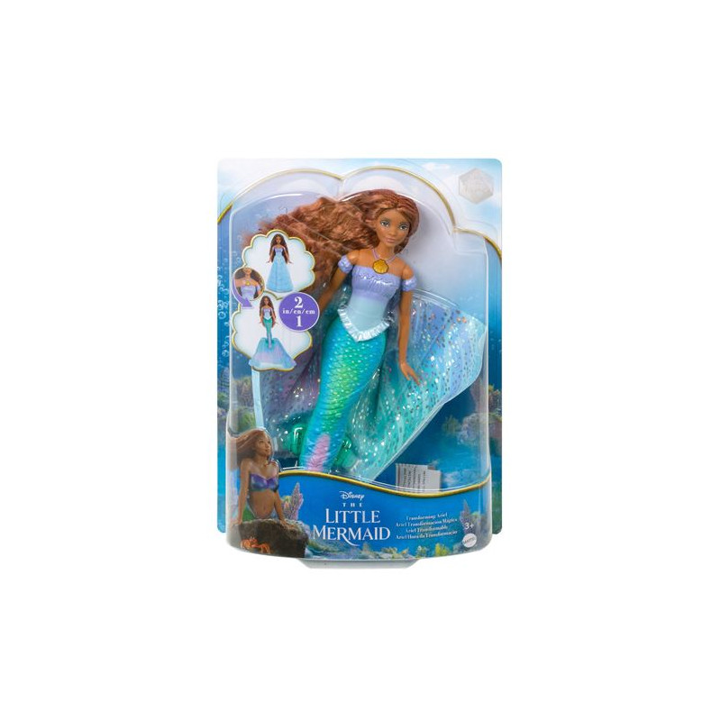 Poupée Disney Princesses Ariel 2 en 1