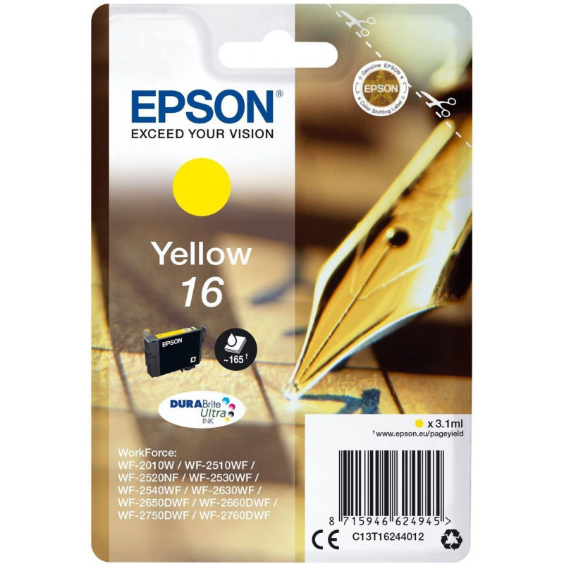 Cartouche imprimante EPSON C 13 T 16244012 - jaune