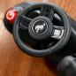 BRIGHT STARTS Trotteur et centre d'activités Ford Bronco 4-en-1, jouet de volant interactif et amovible, gris, a partir de 6 mo