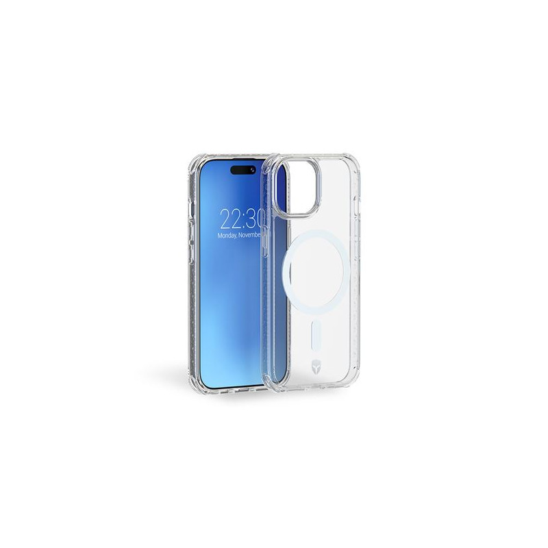 Coque renforcée Forcecase Magsafe iPhone 15 Plus Transparent