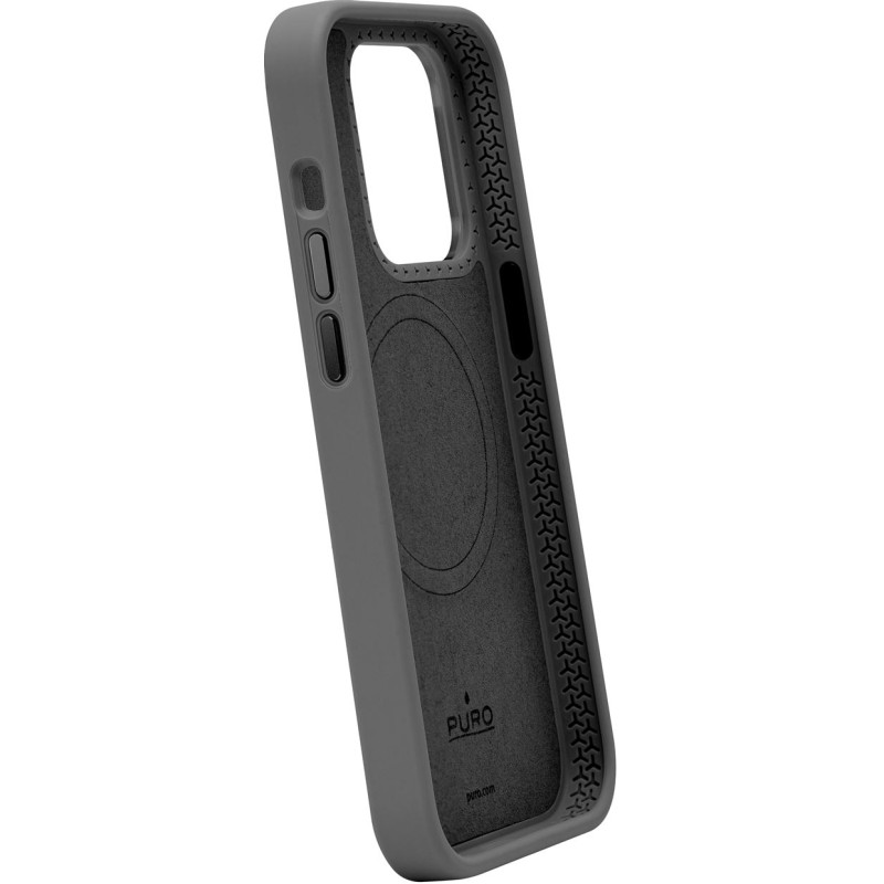 Coque en silicone MagSafe Puro iPhone 15 Pro Max Noir